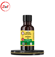Jamaican Castor Oil & Peppermint Oil âPrevent Hair Breakage,Promote Growth & Strengthen Hair,