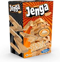 Classic Jenga Game With Genuine Hardwood Blocks