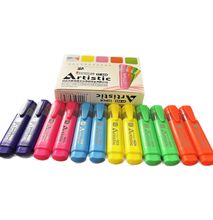 12Pcs Highlighter Pens Colorful Fluorescent Marker Drawing Painting Signature Highlighters drawing painting Art stationary Supplies