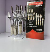 24 Pieces Cutlery Set