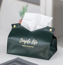 Simple life leather serviette holder