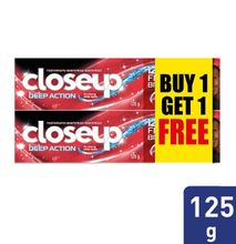 Closeup Red Hot Deep Action Gel Toothpaste 125g Buy One Get One Free