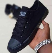 Converse Black Rubber Shoes- Size 36