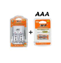 Multiple Power AAA Rechargable Batteries + 4 In 1 Rechargable Battery Charger