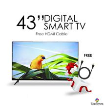Startimes 43 Smart Digital Tv+HDMI 4K&3D Visuals