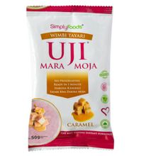 UjI Mara Moja (Pre-cooked Instant Porridge flour)- Caramel 50g - 12PCS