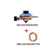 6kg Gas Regulator Plus FREE Gas Delivery Pipe