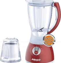 ARMCO ABL-742RX - 1.5L - 4 Speed Jug & Mill Blender - 400W - Red & Silver