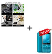 Cordless vacuum cleaner plus free feature phone