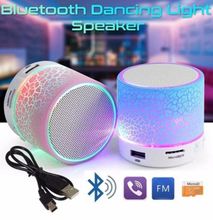 Mini Wireless Bluetooth Speaker LED Lighting multicolour