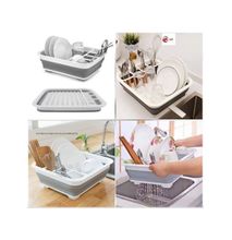 Silicon Collapsible Dish Rack Drainer