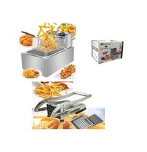 WNGREAT 6 Litres Electric Deep Fryer with Free 2 Blades Potato Chipper