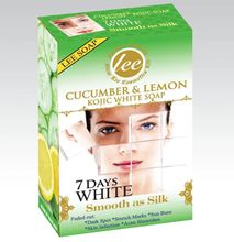 Kojic Acid Soap 7 Days White Soap - Cucumber & Lemon - 160gm