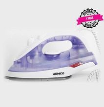 ARMCO AIR-10SV3 - Mid Size Steam Iron, Stainless Steel Sole Plate, 1600W, Blue.