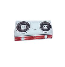 2 Burner Gas Cooker- Stainless Steel- Silver