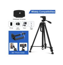 FLEXIBLE TRIPOD STAND WITH PHONE HOLDER CLIP 3120A