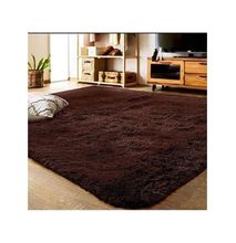 Fluffy Soft and Tender Carpet Chocolate brown 5*8