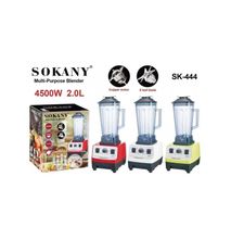 Heavy duty 4500 watts power house Sokany commercial blender with copper motor