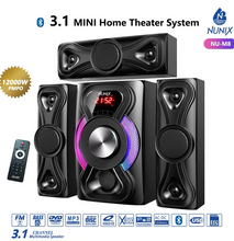 Nunix Bluetooth Speaker Mini Home Theater System 3.1 CH 12000W