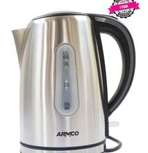 ARMCO AKT-1821LED(SS) - 1.8L LED Lighted Stainless Steel 360Â° Cordless Kettle, 1800W.