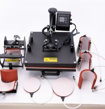 Heat Press 8 In 1 Machine For Branding T-shirts, Caps, Tiles, Glasses, Umbrella, Frames, Reflector Jacket And Mugs
