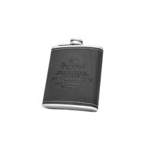 Hip flask with free engraving charge