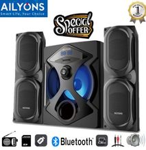 AILYONS 2.1CH ELP2501K Multimedia Speaker System BT/USB/FM/AUX