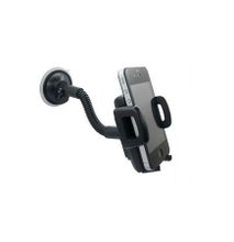 Universal Plastic Car Phone Holder - Black