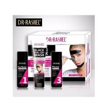 Dr. Rashel Collagen Charcoal Whitening black Mask Set facial remover Black head Masks - 60ML & 2X35ML