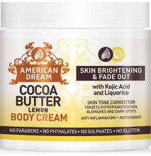 American Dream Cocoa Butter with kojic and liquorice Body Cream 500ml