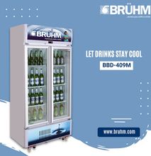 Bruhm BBD-409M 409 Liters Double Door Cooler/Chiller