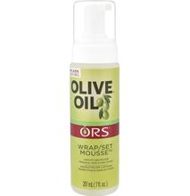 ORS Olive oil Wrap /Set Mousse Hair Styling Mousse Moisturize, Holds & Adds Volume 207ML