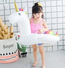 Unicorn Shaped Inflatable Swimming Ring