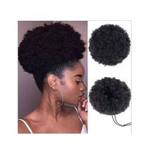Fashion Afro Hair Bun Extension Colour #1 Black