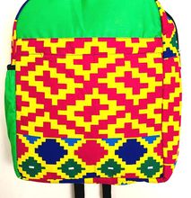 Multicolor Ankara Medium Backpack