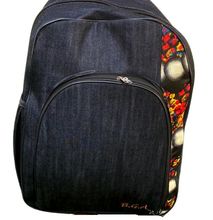 Denim Ankara laptop backpack