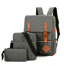 Fashion Modern Fashion Design 3in1 Laptop Backpack Grey