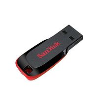 Sandisk Flash Disk Drive - 64GB - Red & Black