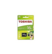 Toshiba High Quality Micro SD Memory Card 16GB Capacity - Black