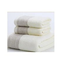 Bath cotton Towel Set - 3 Pieces