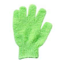 Exfoliating Body Scrub Gloves Green