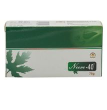 Bio Pharma Neem 40 Medicated Bar Soap - 75g - Green