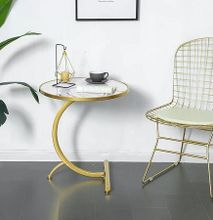 Fashion Iron And Marble Nordic Round Marble Table