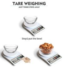 Electronic Digital Weighing Food Kitchen Scale white normal
