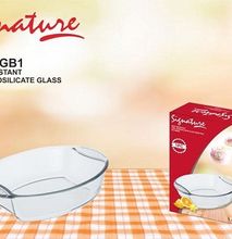 Signature Heat-resistant Glass Bake Pan crystal 1pc