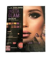 L.A Colors 20 Pc. Insta Glam: Eye, Lip & Nail Kit - Socialite