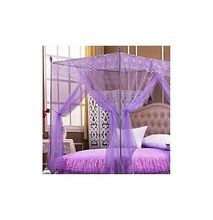 Mosquito Net with Metallic Stand-6X6-Purple
