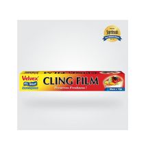 Velvex Clear Cling Film 30cm X 15m Single Roll