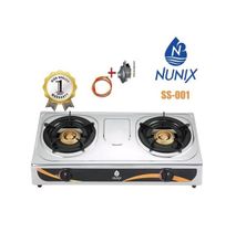 Nunix Table Top Gas Stove Cooker / Burner + Cable + Regulator