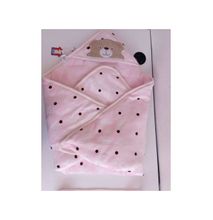 Generic Trendy Hooded Baby Shawl-Sleeping Blanket/ Wrap - Pink